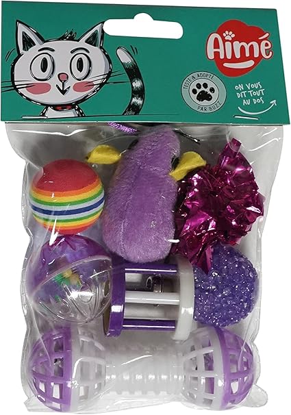 sacré de Birmanie lot de balle sonores pour chaton heureux