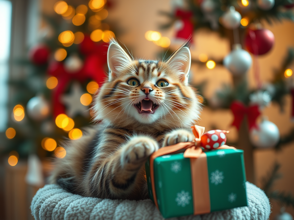 Noël avec les chats